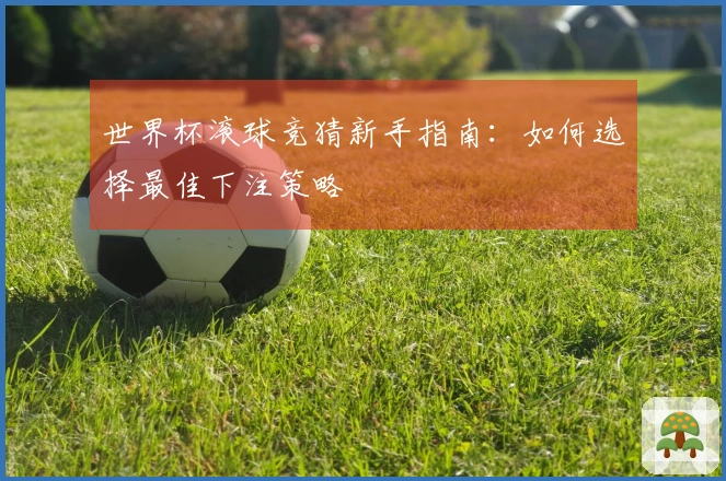世界杯滚球竞猜新手指南：如何选择最佳下注策略