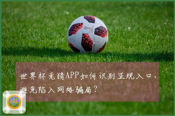 世界杯竞猜APP如何识别正规入口,避免陷入网络骗局?